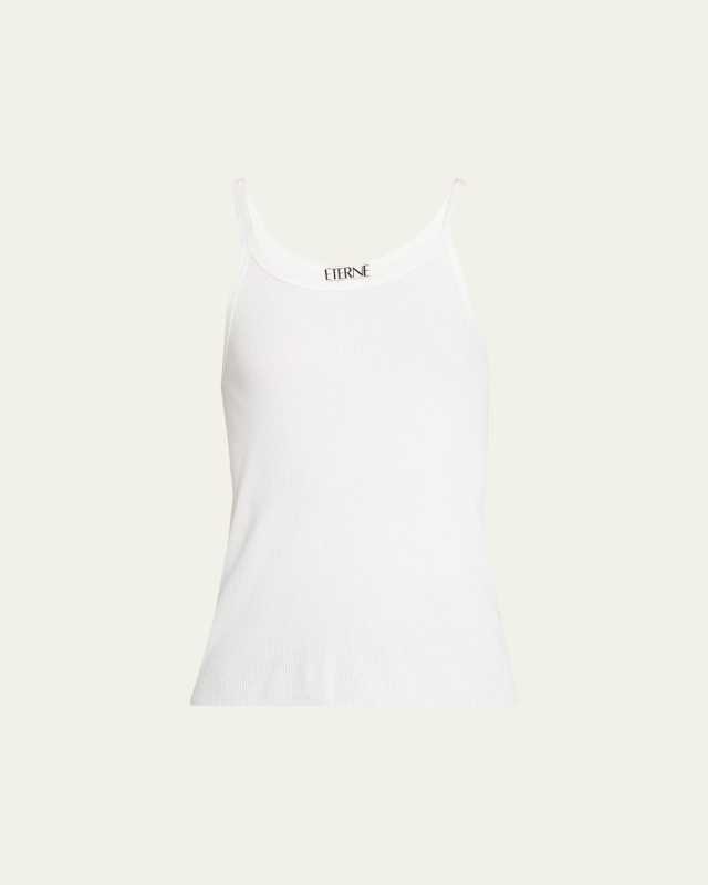 Cropped Rib Tank Top